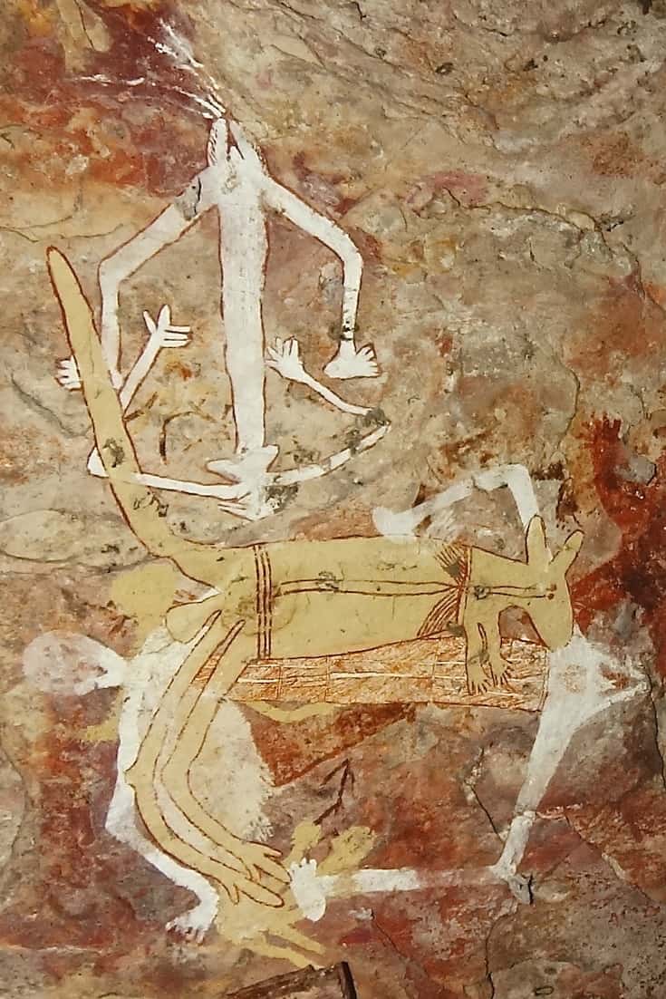 Australian cave painting | australian rock art | aboriginal rock art