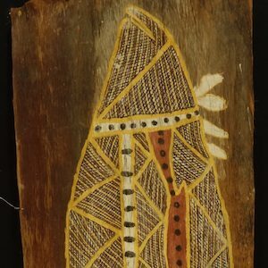 Barramundi Aboriginal Bark Painting